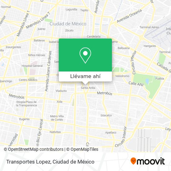 Mapa de Transportes Lopez