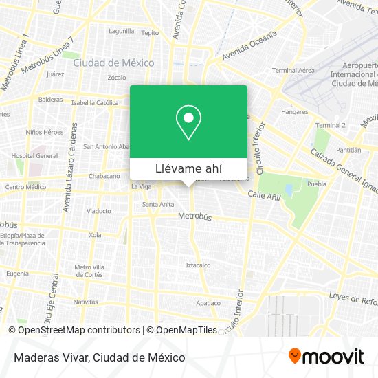 Mapa de Maderas Vivar