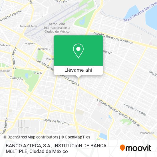 Mapa de BANCO AZTECA, S.A., INSTITUCIóN DE BANCA MúLTIPLE