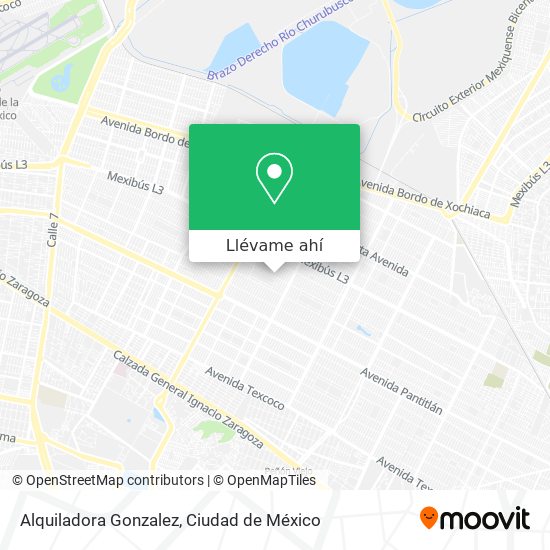 Mapa de Alquiladora Gonzalez