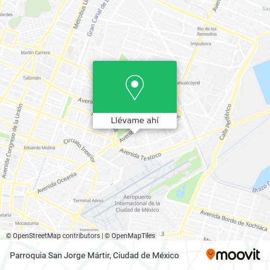 Mapa de Parroquia San Jorge Mártir