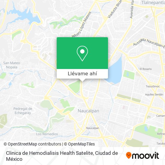 Mapa de Clinica de Hemodialisis Health Satelite