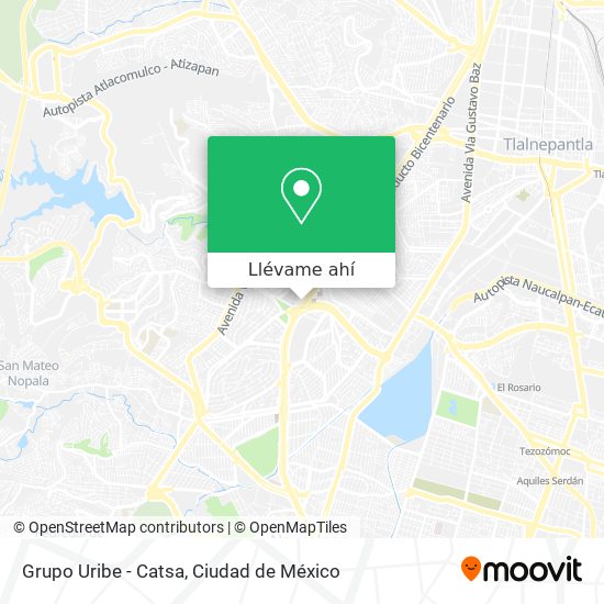 Mapa de Grupo Uribe - Catsa