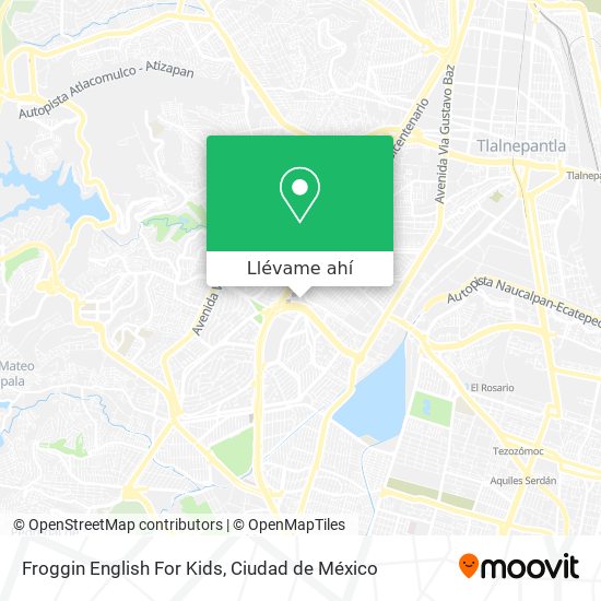 Mapa de Froggin English For Kids