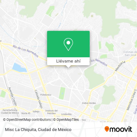 Mapa de Misc La Chiquita