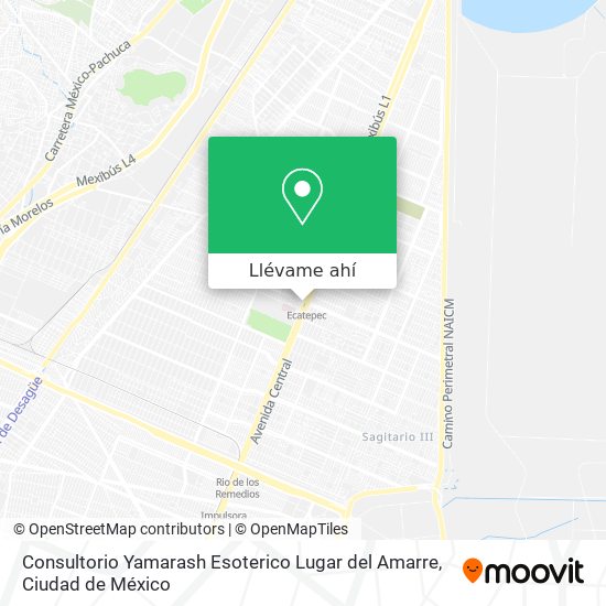 Mapa de Consultorio Yamarash Esoterico Lugar del Amarre