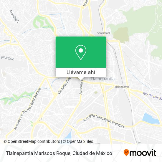 Mapa de Tlalnepantla Mariscos Roque