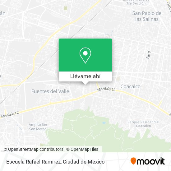 Mapa de Escuela Rafael Ramírez