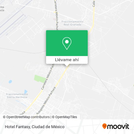 Mapa de Hotel Fantasy