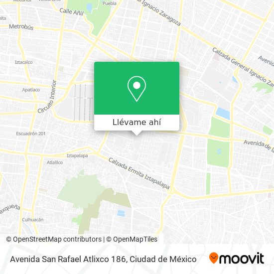 Mapa de Avenida San Rafael Atlixco 186