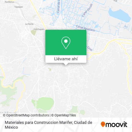 Mapa de Materiales para Construccion Marifer