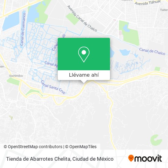 Mapa de Tienda de Abarrotes Chelita