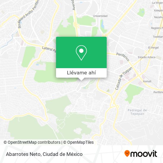 Mapa de Abarrotes Neto