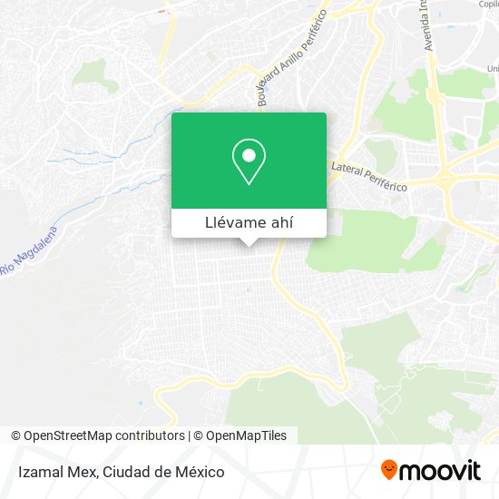 Mapa de Izamal Mex