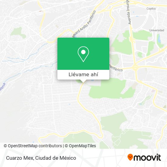 Mapa de Cuarzo Mex