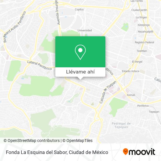 Mapa de Fonda La Esquina del Sabor