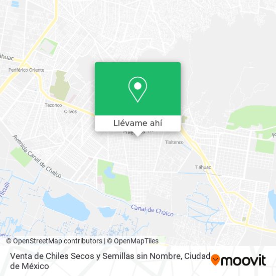 Mapa de Venta de Chiles Secos y Semillas sin Nombre