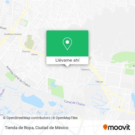 Mapa de Tienda de Ropa