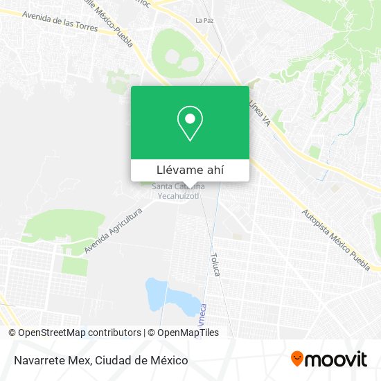 Mapa de Navarrete Mex