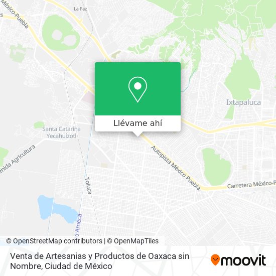 Mapa de Venta de Artesanias y Productos de Oaxaca sin Nombre