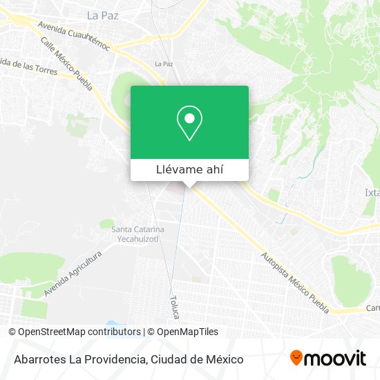 Mapa de Abarrotes La Providencia