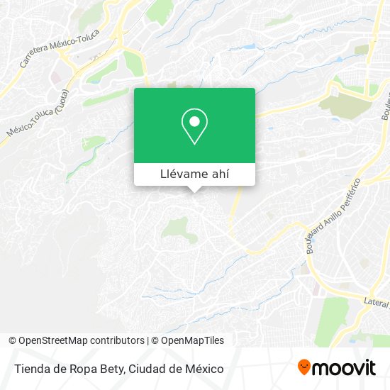 Mapa de Tienda de Ropa Bety