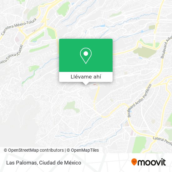 Mapa de Las Palomas