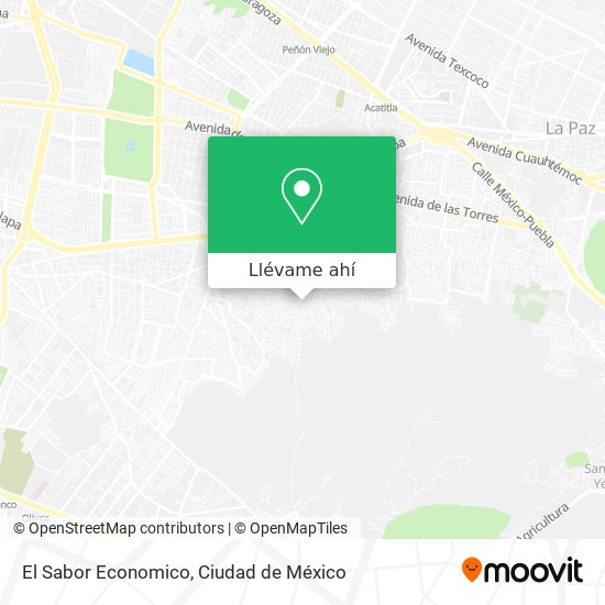 Mapa de El Sabor Economico