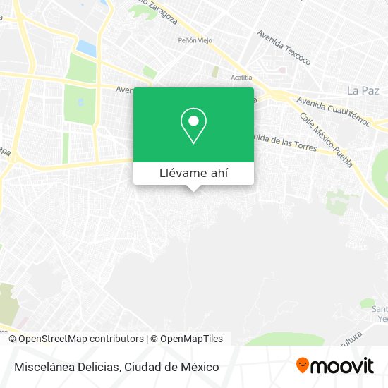 Mapa de Miscelánea Delicias