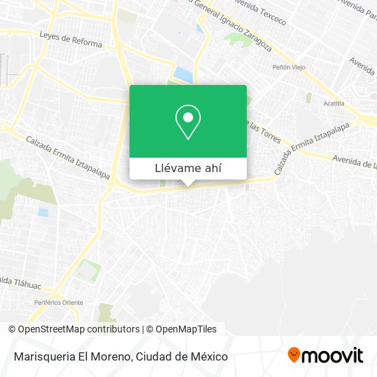 Mapa de Marisqueria El Moreno