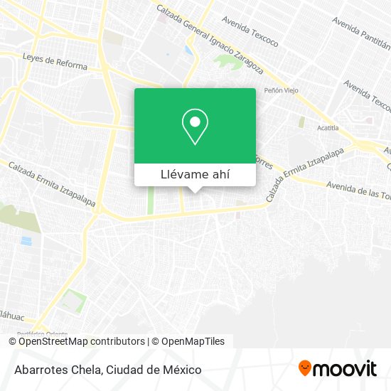 Mapa de Abarrotes Chela