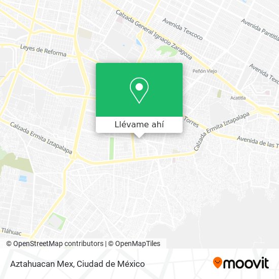 Mapa de Aztahuacan Mex