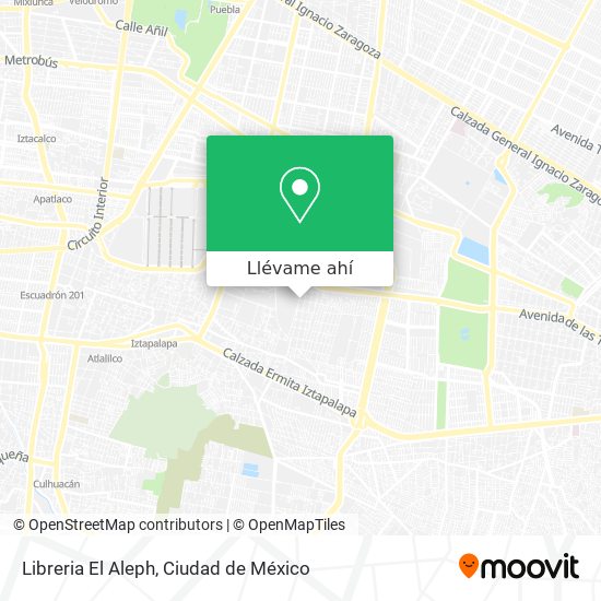 Mapa de Libreria El Aleph