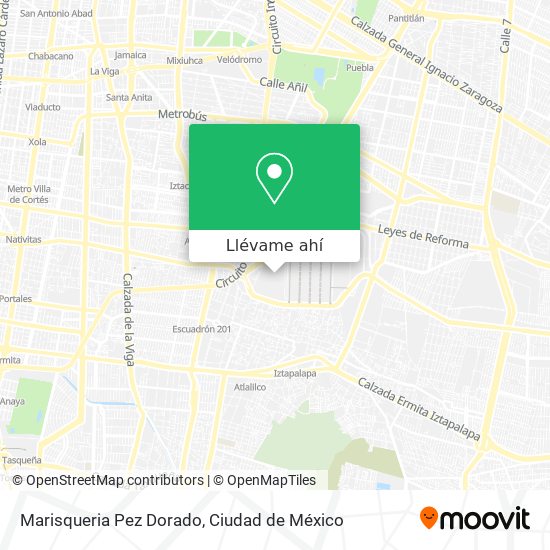 Mapa de Marisqueria Pez Dorado