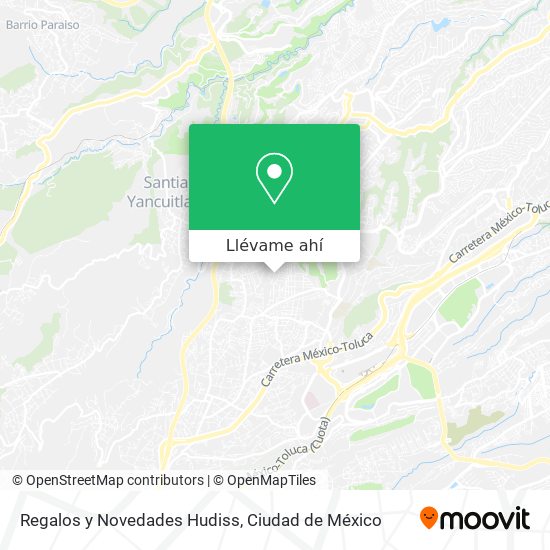 Mapa de Regalos y Novedades Hudiss