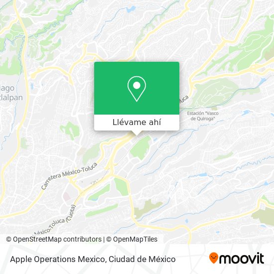 Mapa de Apple Operations Mexico