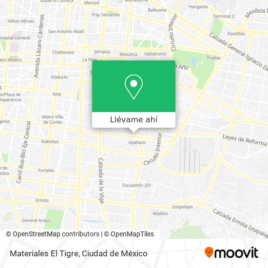 Mapa de Materiales El Tigre
