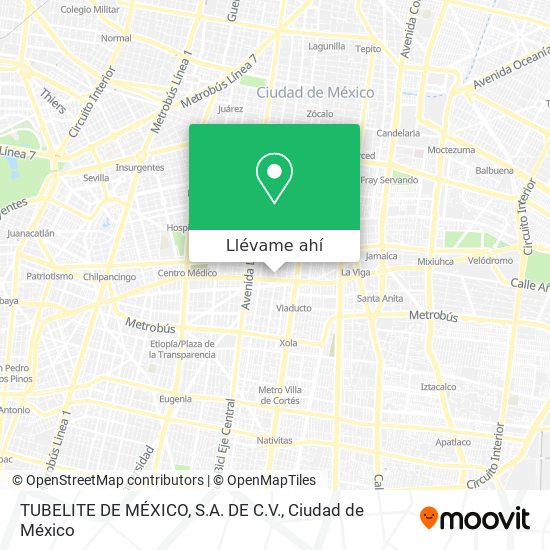 Mapa de TUBELITE DE MÉXICO, S.A. DE C.V.