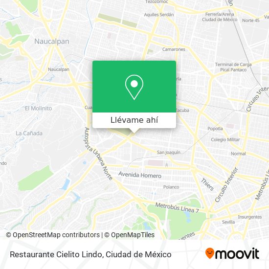 Cómo llegar a Restaurante Cielito Lindo en Tultitlán en Autobús o Metro?