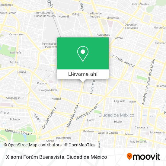 Mapa de Xiaomi Forúm Buenavista