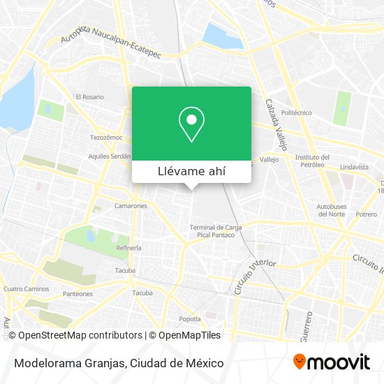 Mapa de Modelorama Granjas