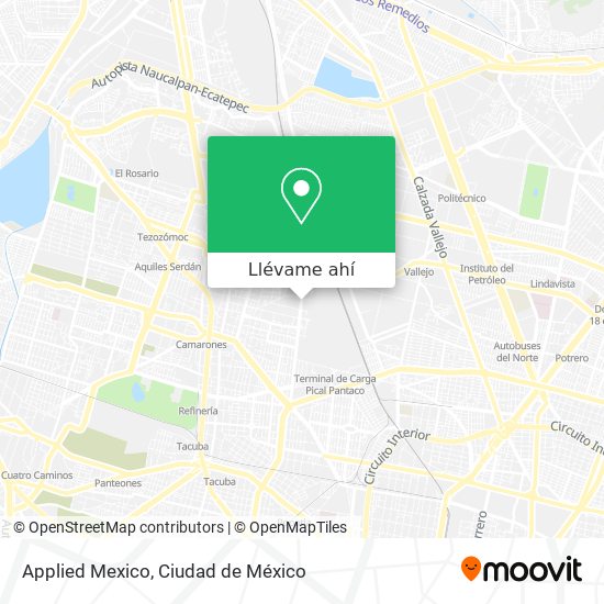Mapa de Applied Mexico