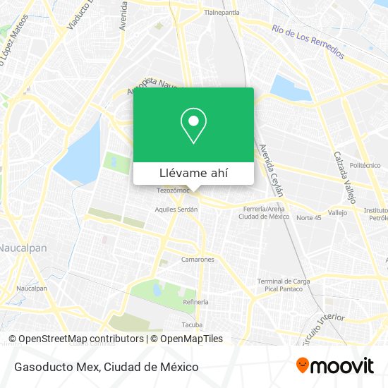 Mapa de Gasoducto Mex