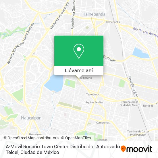 Mapa de A-Móvil Rosario Town Center Distribuidor Autorizado Telcel