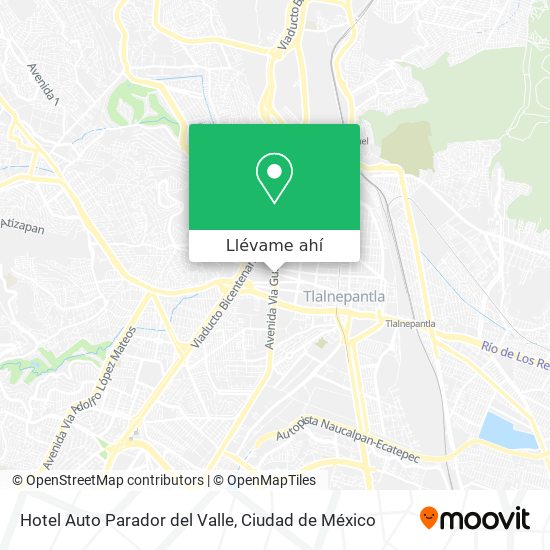 Mapa de Hotel Auto Parador del Valle