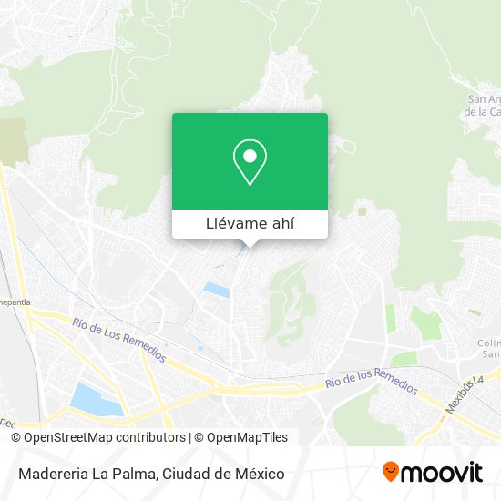 Mapa de Madereria La Palma