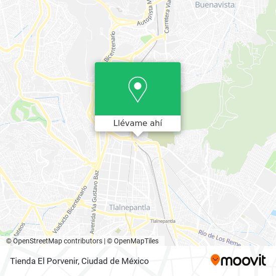 Mapa de Tienda El Porvenir