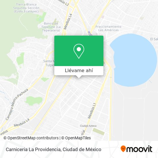 Mapa de Carniceria La Providencia