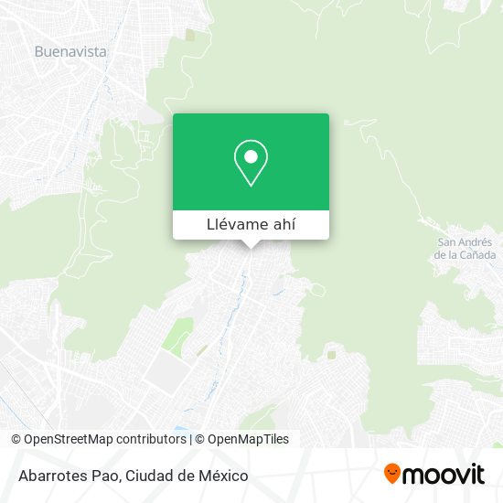 Mapa de Abarrotes Pao