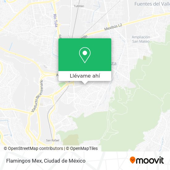 Mapa de Flamingos Mex